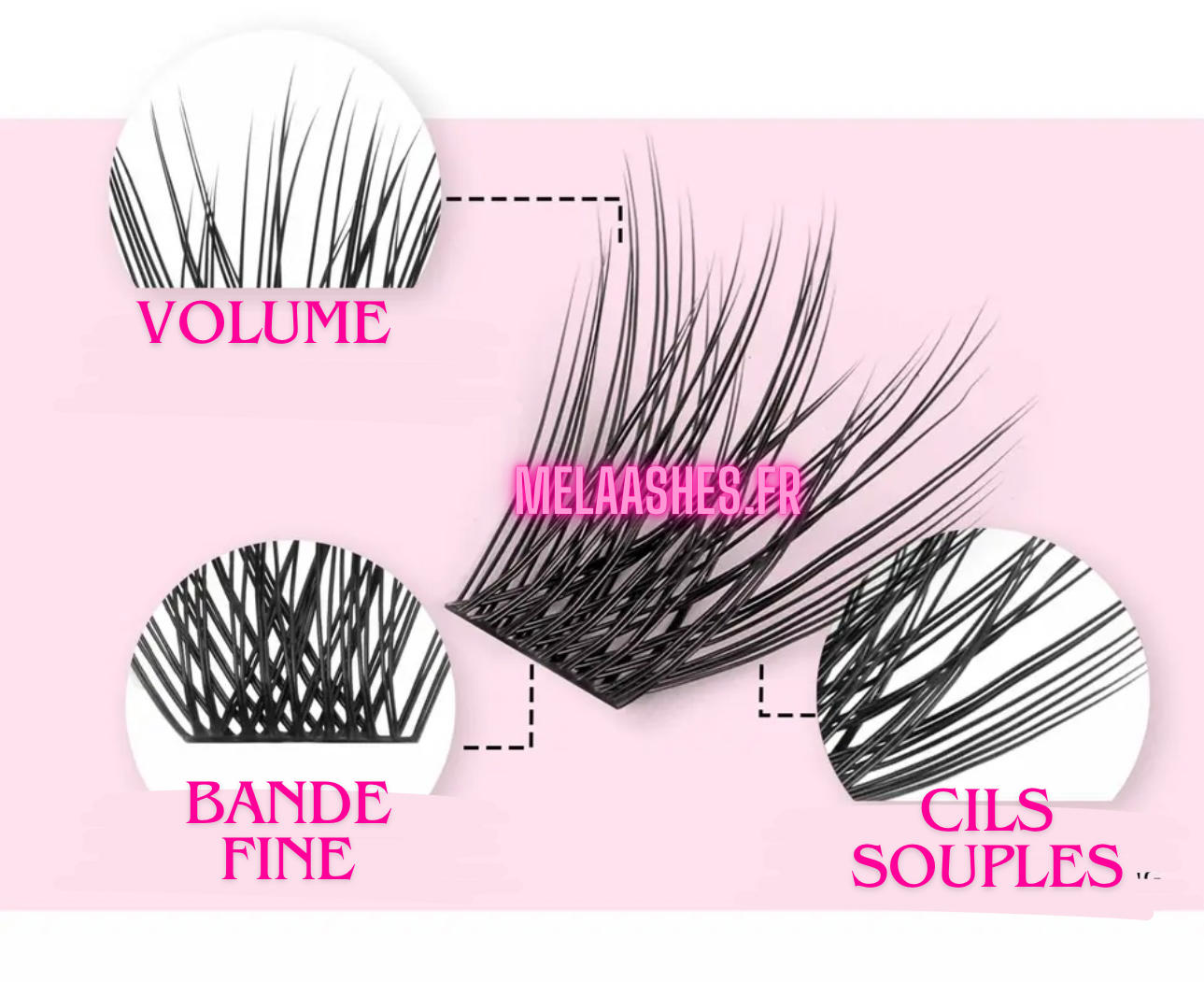 Bouquets de faux cils